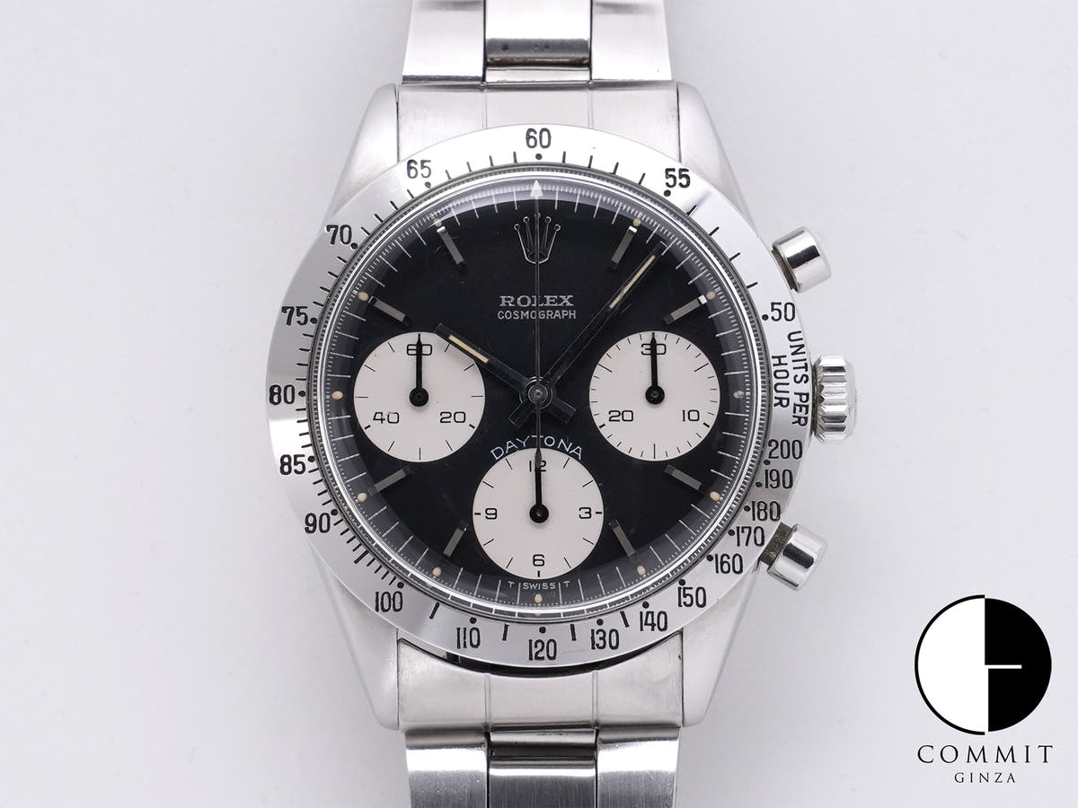 ロレックス デイトナ Ref.6262 ステンレススチール ブラック文字盤