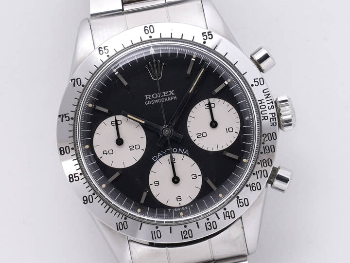 ロレックス デイトナ Ref.6262 ステンレススチール ブラック文字盤