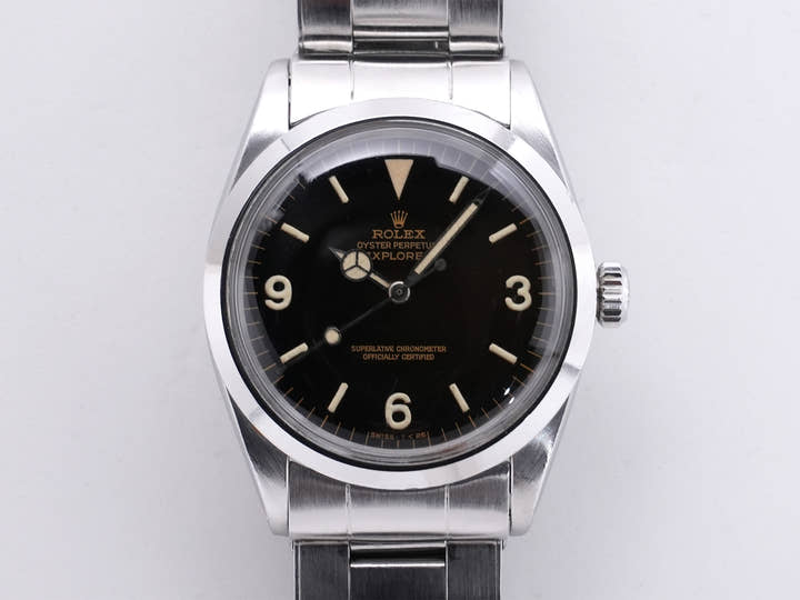 ロレックス エクスプローラーI Ref.1016M ステンレススチール ブラック文字盤