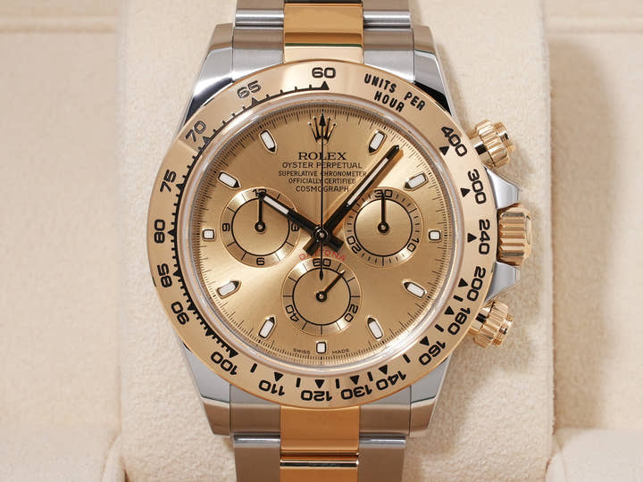 ロレックス デイトナ Ref.116503 ステンレススチール/イエローゴールド シャンパン文字盤