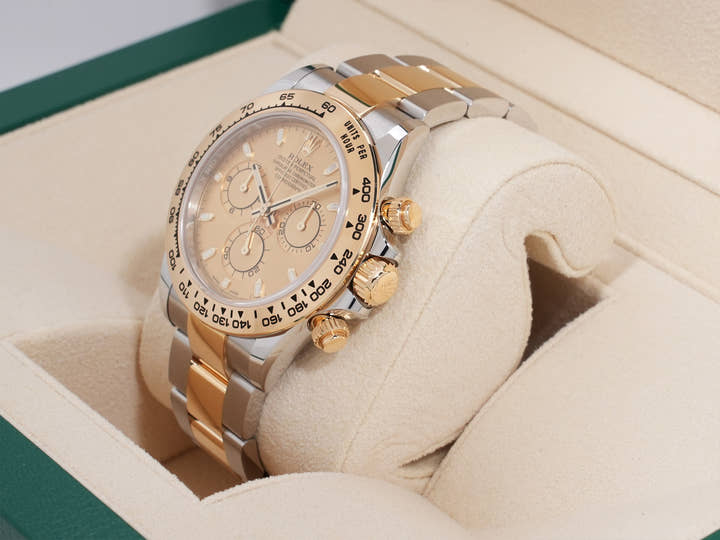 ロレックス デイトナ Ref.116503 ステンレススチール/イエローゴールド シャンパン文字盤
