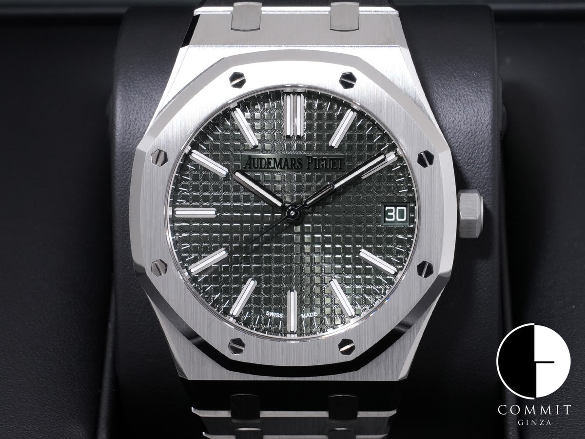 オーデマピゲ ロイヤルオーク Ref.15510ST.OO.1320ST.09 ステンレススチール カーキグリーン文字盤 未使用 sbnj5xyq