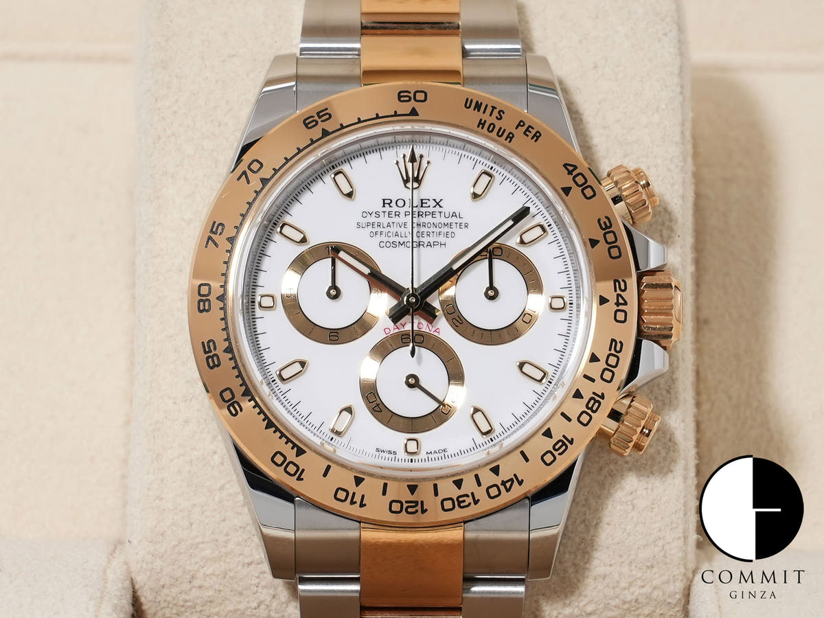 ロレックス デイトナ Ref.116503 ステンレススチール/イエローゴールド ホワイト文字盤 美品 9x5u7jmg