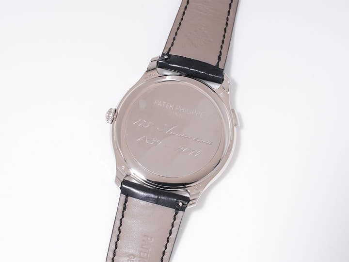 パテックフィリップ コンプリケーション ワールドタイム ムーンフェイズ Ref.5575G-001 ホワイトゴールド ブラック文字盤