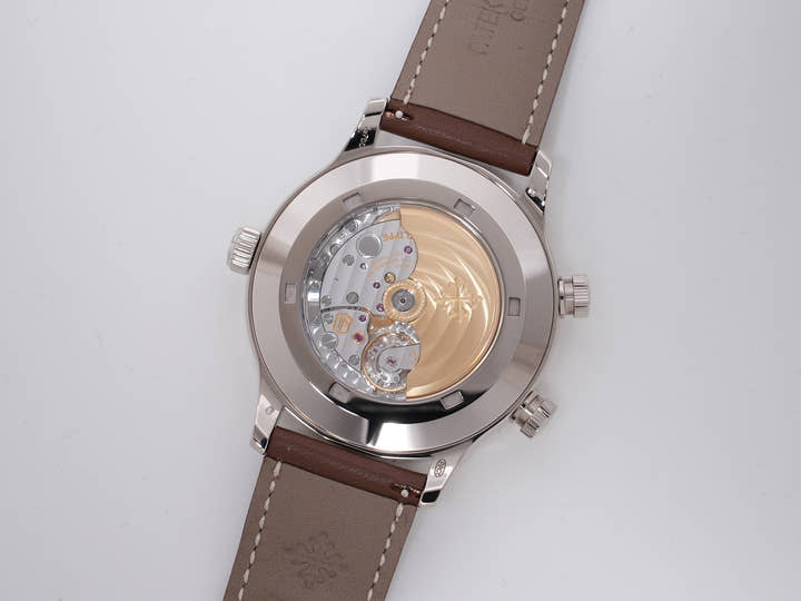 パテックフィリップ カラトラバ パイロット トラベルタイム Ref.5524G-001 ホワイトゴールド ブルー文字盤 未使用 mprnteuk