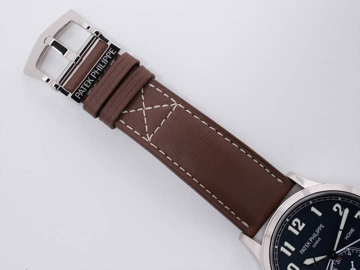 パテックフィリップ カラトラバ パイロット トラベルタイム Ref.5524G-001 ホワイトゴールド ブルー文字盤 未使用 mprnteuk