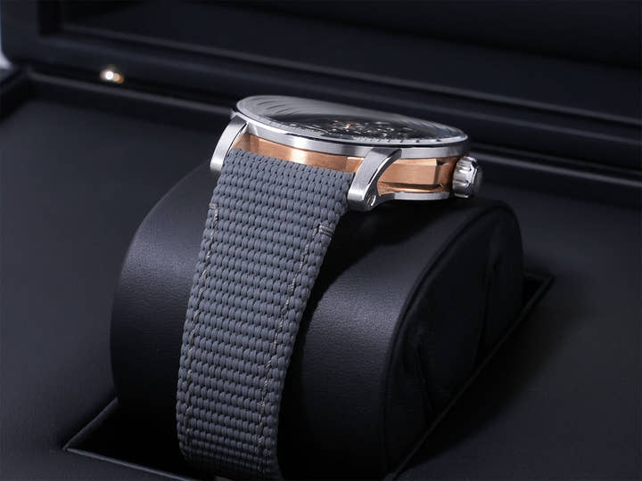 オーデマピゲ CODE 11.59 バイ オーデマ ピゲ トゥールビヨン オープンワーク Ref.26600CR.OO.D009KB.01 ピンクゴールド/ホワイトゴールド スレートグレーのラッカー インナーベゼル文字盤