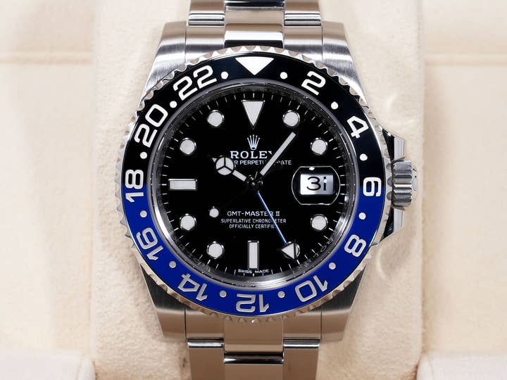 Rolex GMT-Master II Ref. 116710BLNR Stainless Steel Black Dial