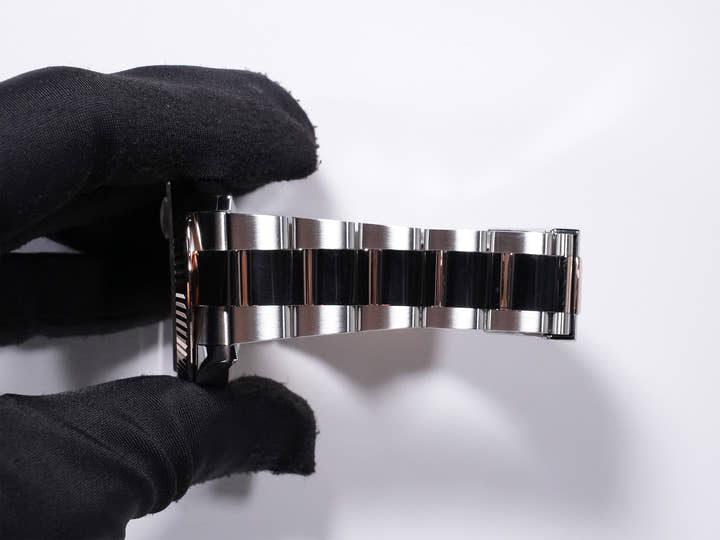 ロレックス デイトジャスト41 Ref.126331 ステンレススチール/エバーローズゴールド チョコレート文字盤 オイスターブレスレット 美品 gkjup73b