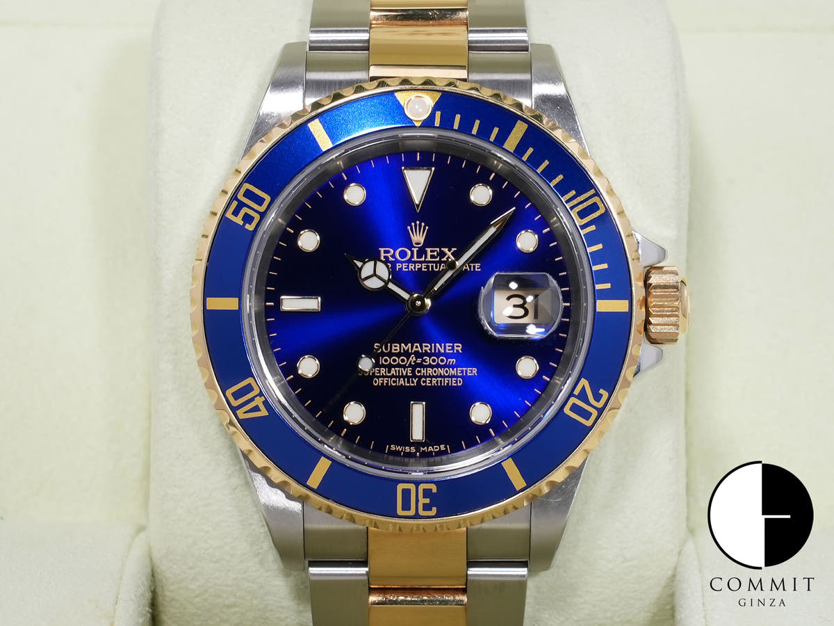Rolex Submariner Date Ref. 16613 Stainless Steel/Yellow Gold Blue Dial