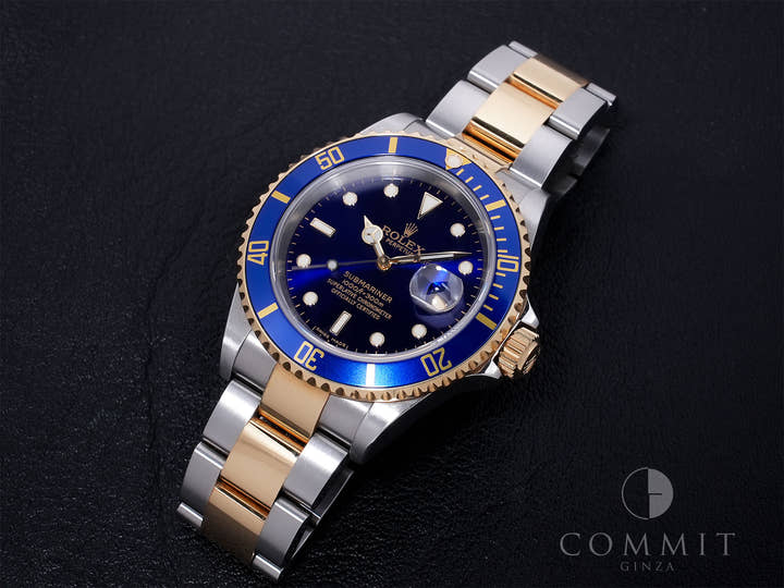 Rolex Submariner Date Ref. 16613 Stainless Steel/Yellow Gold Blue Dial