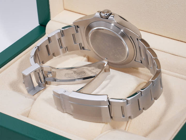 ロレックス エクスプローラーII Ref.216570 ステンレススチール ブラック文字盤 オイスターブレスレット 美品 prfqx3jw