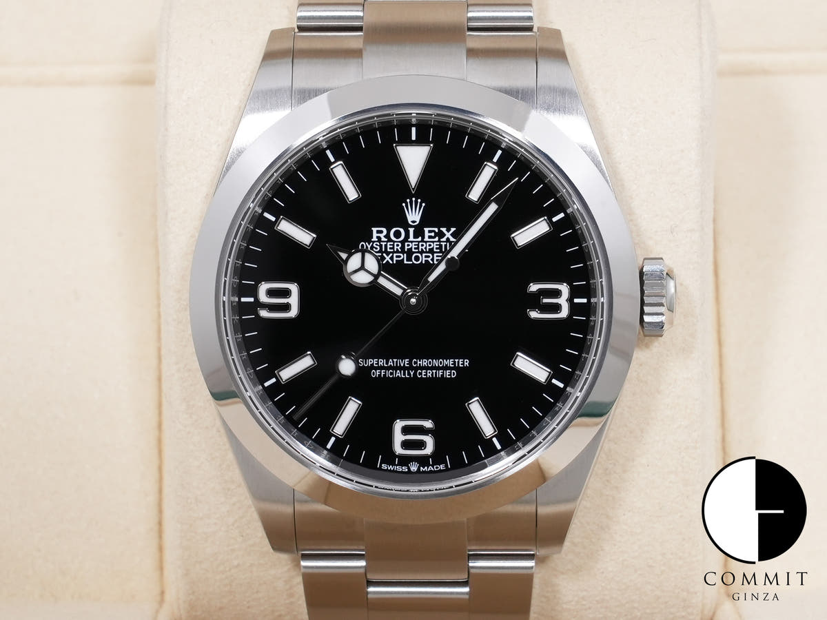 Rolex Explorer 40 Ref. 224270 Stainless Steel Black Dial
