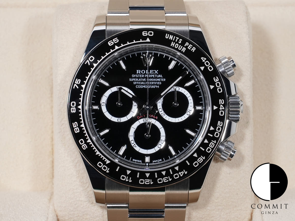 ロレックス デイトナ Ref.126500LN ステンレススチール ブラック文字盤