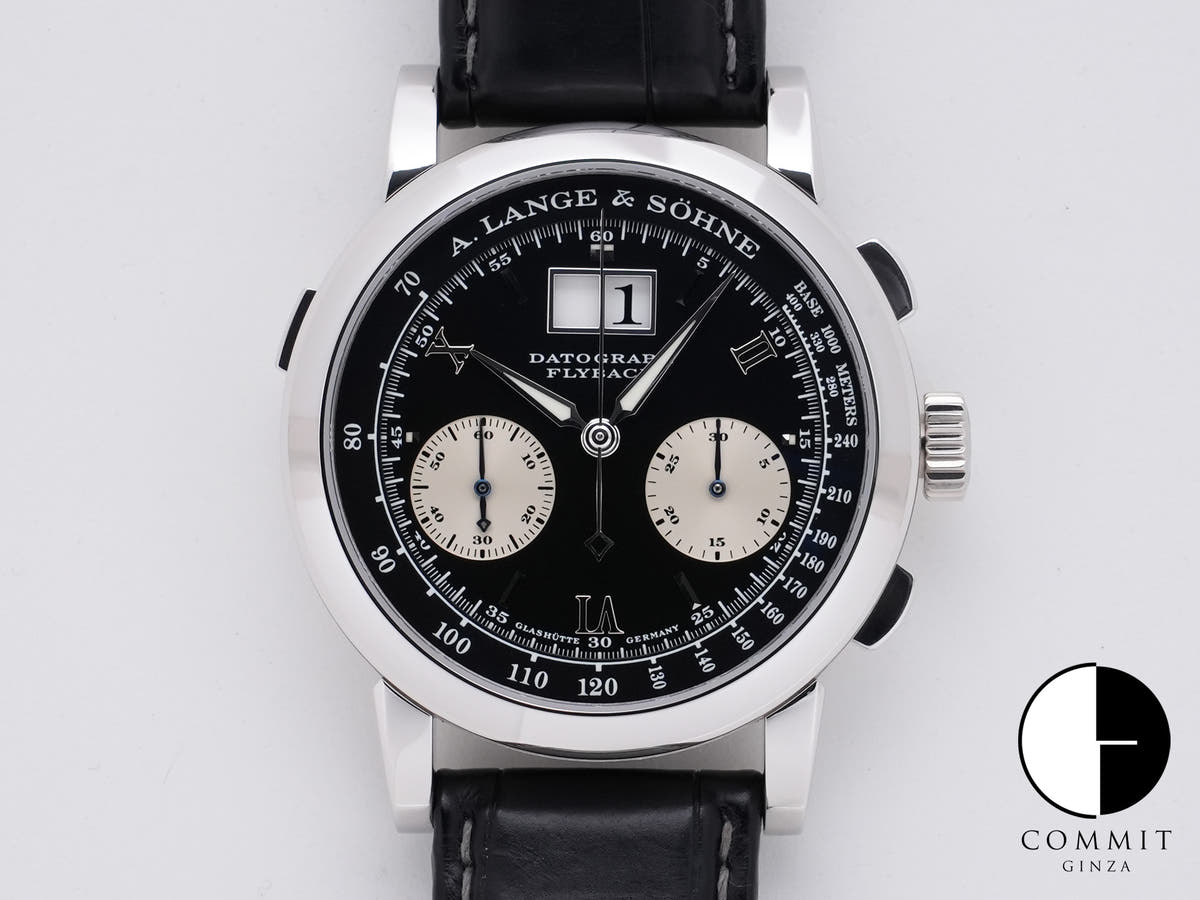 A.ランゲ&ゾーネ ダトグラフ Ref.403.035 PT ブラック文字盤 美品 2a3jqieh