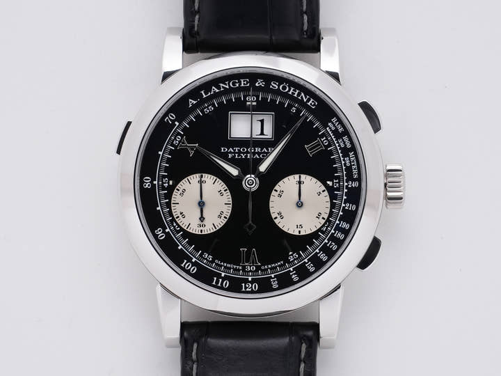 A.ランゲ&ゾーネ ダトグラフ Ref.403.035 PT ブラック文字盤 美品 2a3jqieh