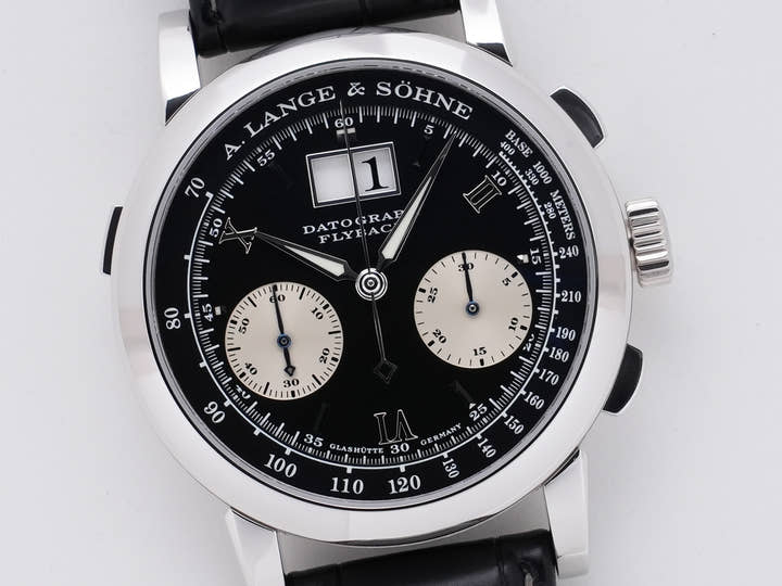 A.ランゲ&ゾーネ ダトグラフ Ref.403.035 PT ブラック文字盤 美品 2a3jqieh