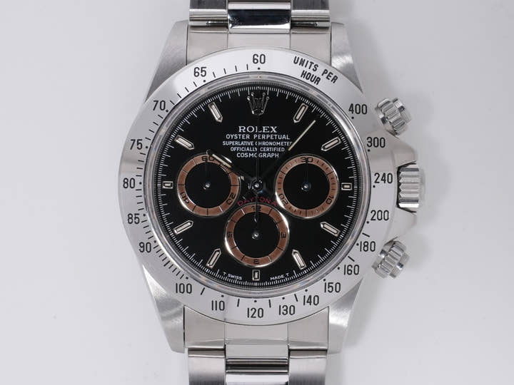 ロレックス デイトナ エルプリメロ Ref.16520 ステンレススチール ブラック文字盤 中古 9strwk4q