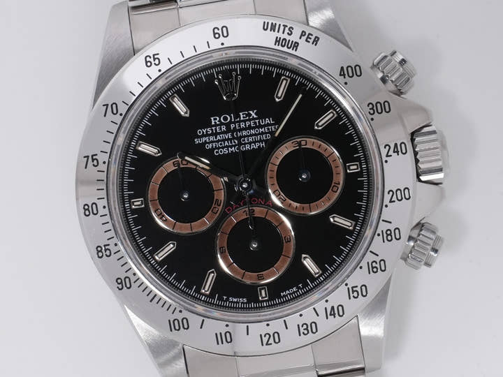 ロレックス デイトナ エルプリメロ Ref.16520 ステンレススチール ブラック文字盤 中古 9strwk4q