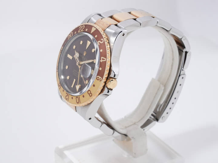 Rolex GMT-Master Ref. 1675/3 Stainless Steel/Yellow Gold Brown Dial Oyster Bracelet