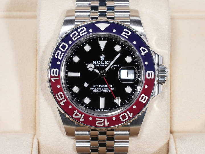 ロレックス GMTマスターII Ref.126710BLRO ステンレススチール ブラック文字盤 ジュビリーブレスレット