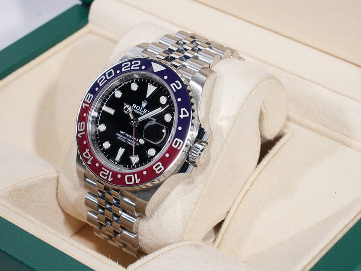 ロレックス GMTマスターII Ref.126710BLRO ステンレススチール ブラック文字盤 ジュビリーブレスレット