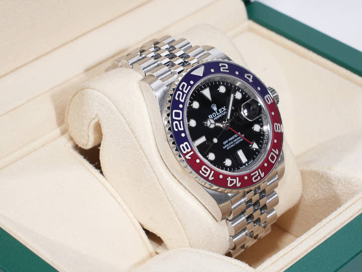 ロレックス GMTマスターII Ref.126710BLRO ステンレススチール ブラック文字盤 ジュビリーブレスレット