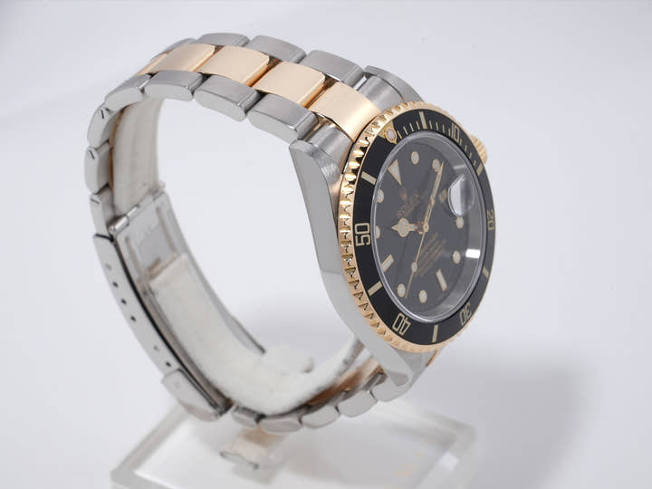 ロレックス サブマリーナー デイト Ref.16613LN ステンレススチール/イエローゴールド ブラック文字盤