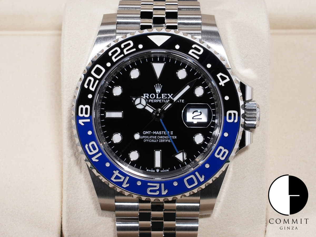 ロレックス GMTマスターII Ref.126710BLNR ステンレススチール ブラック文字盤 ジュビリーブレスレット