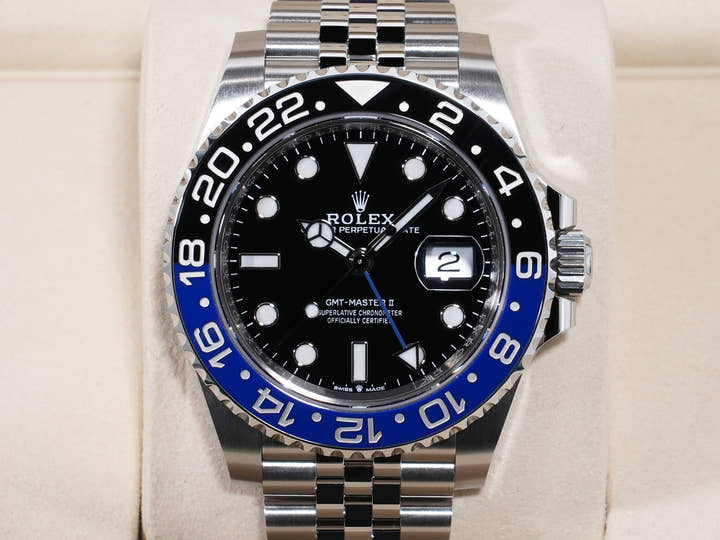 ロレックス GMTマスターII Ref.126710BLNR ステンレススチール ブラック文字盤 ジュビリーブレスレット