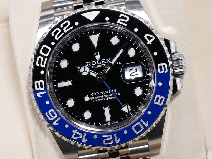 ロレックス GMTマスターII Ref.126710BLNR ステンレススチール ブラック文字盤 ジュビリーブレスレット