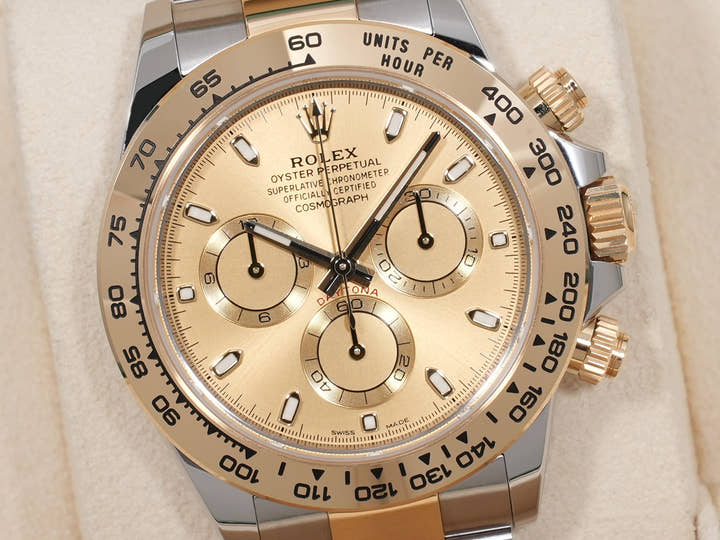 ロレックス デイトナ Ref.116503 ステンレススチール/イエローゴールド シャンパン文字盤 美中古 dq2oa9of
