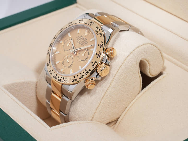 ロレックス デイトナ Ref.116503 ステンレススチール/イエローゴールド シャンパン文字盤 美中古 dq2oa9of