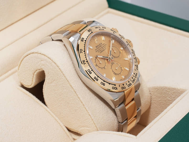ロレックス デイトナ Ref.116503 ステンレススチール/イエローゴールド シャンパン文字盤 美中古 dq2oa9of