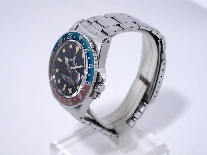 ロレックス GMTマスター Ref.1675 ステンレススチール ブラック文字盤 オイスターブレスレット