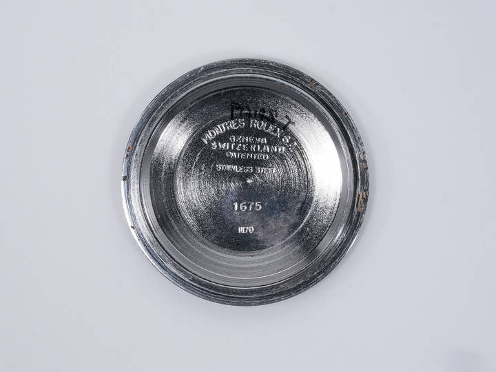 ロレックス GMTマスター Ref.1675 ステンレススチール ブラック文字盤 オイスターブレスレット