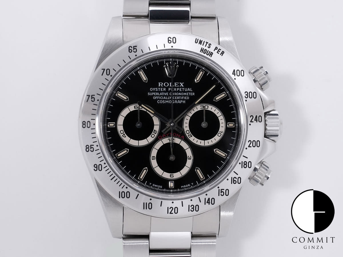 ロレックス デイトナ エルプリメロ Ref.16520 ステンレススチール ブラック文字盤 中古 ougp6i4x