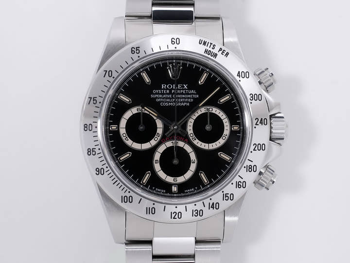 ロレックス デイトナ エルプリメロ Ref.16520 ステンレススチール ブラック文字盤 中古 ougp6i4x