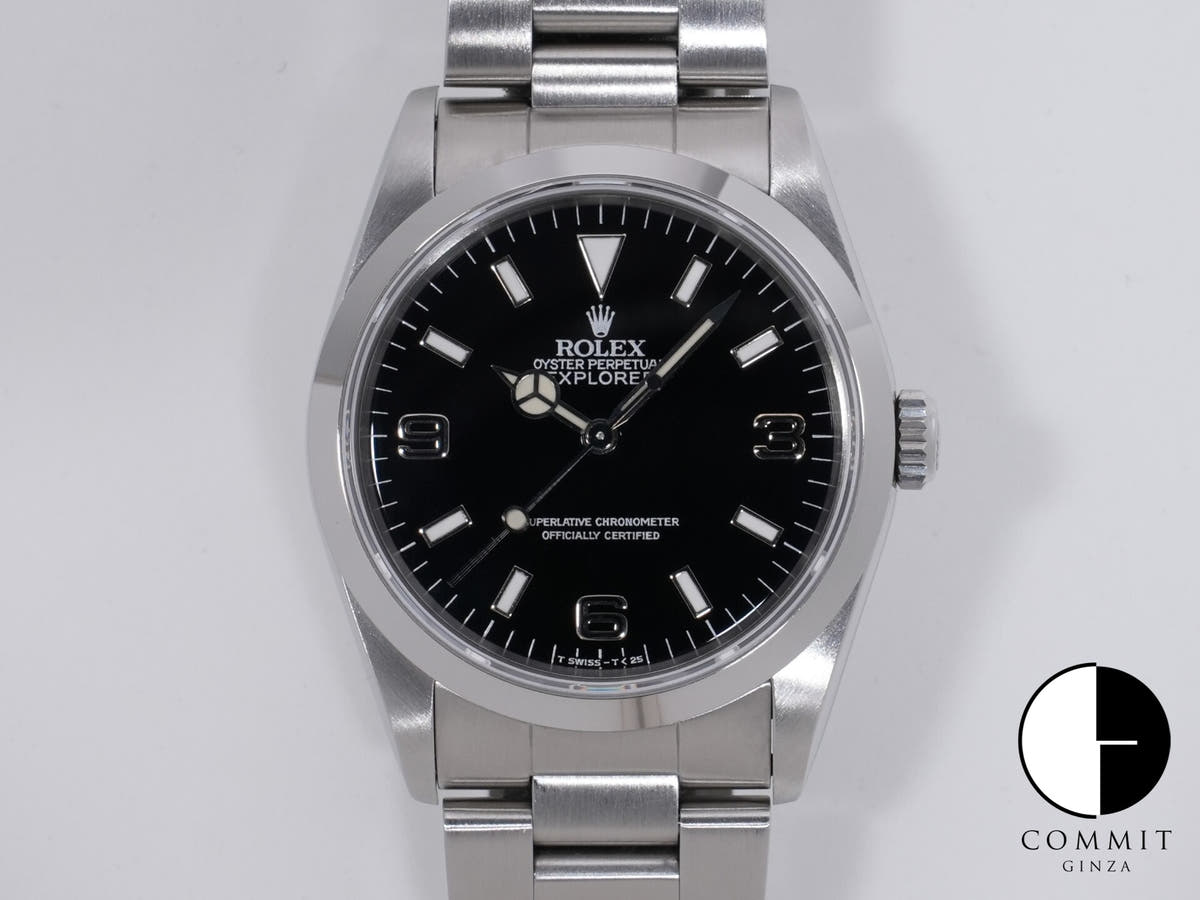 ロレックス エクスプローラーI Ref.14270 ステンレススチール ブラック文字盤 中古 cjt5spw3