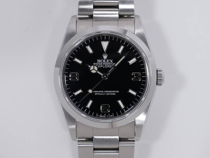 ロレックス エクスプローラーI Ref.14270 ステンレススチール ブラック文字盤 中古 cjt5spw3