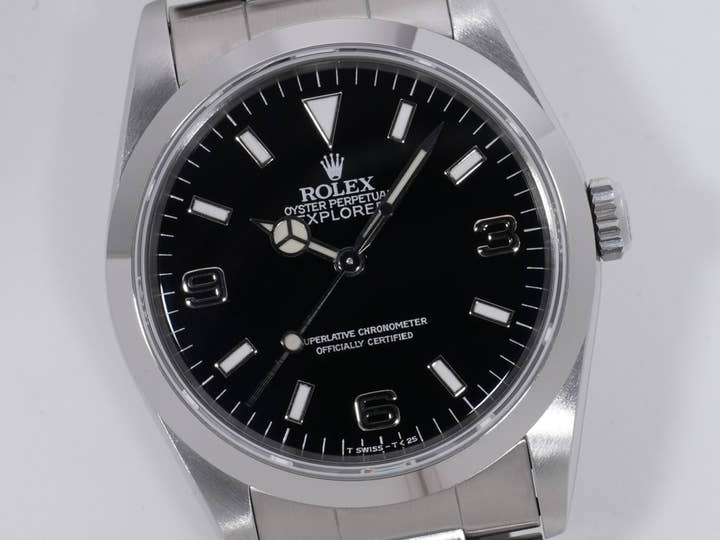 ロレックス エクスプローラーI Ref.14270 ステンレススチール ブラック文字盤 中古 cjt5spw3