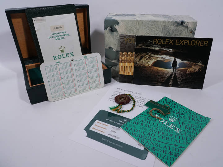 ロレックス エクスプローラーI Ref.14270 ステンレススチール ブラック文字盤 中古 cjt5spw3