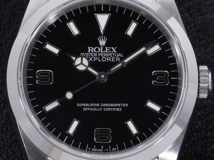 ロレックス エクスプローラーI Ref.14270 ステンレススチール ブラック文字盤 中古 cjt5spw3