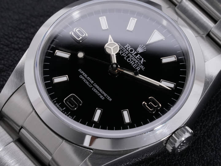 ロレックス エクスプローラーI Ref.14270 ステンレススチール ブラック文字盤 中古 cjt5spw3