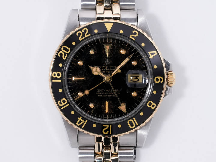 Rolex GMT-Master Ref. 1675/3 Stainless Steel/Yellow Gold Black Dial Jubilee Bracelet