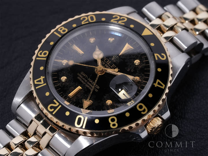 Rolex GMT-Master Ref. 1675/3 Stainless Steel/Yellow Gold Black Dial Jubilee Bracelet