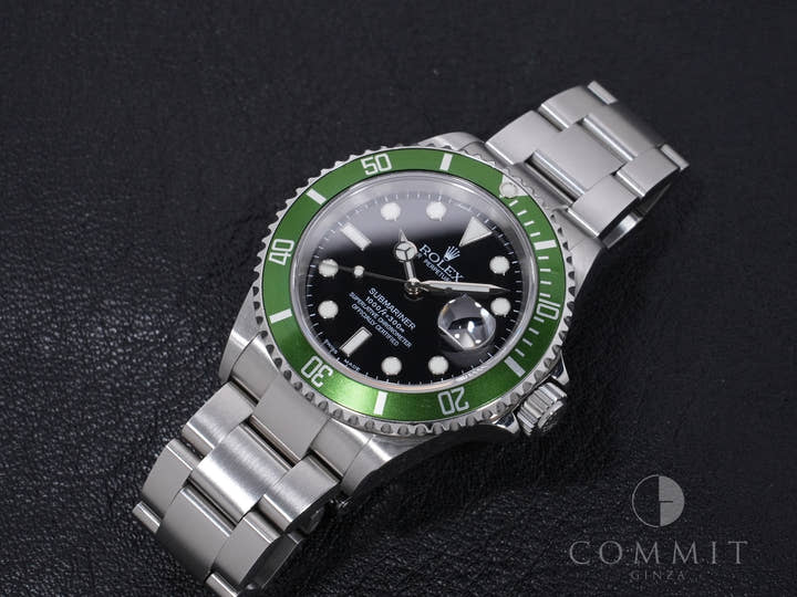 ロレックス サブマリーナー デイト Ref.16610LV ステンレススチール ブラック文字盤 中古 ioi967bs