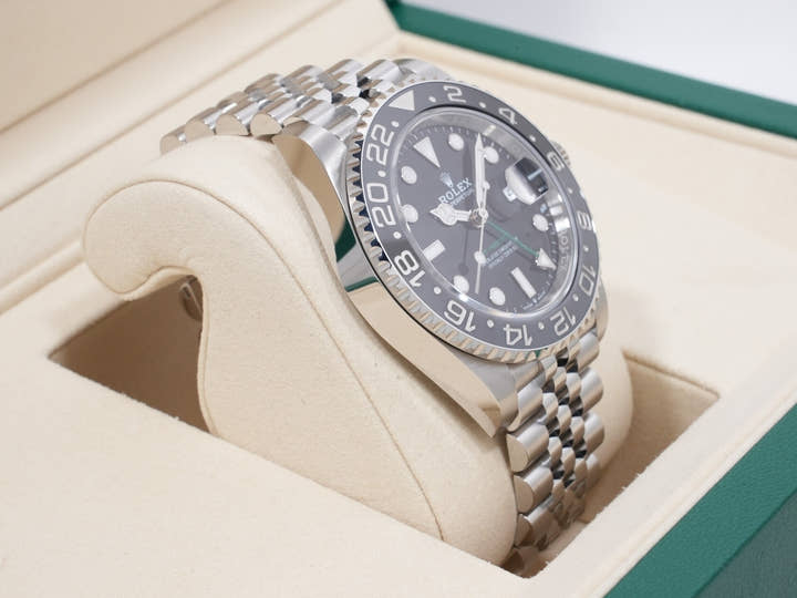ロレックス GMTマスターII Ref.126710GRNR ステンレススチール ブラック文字盤 ジュビリーブレスレット
