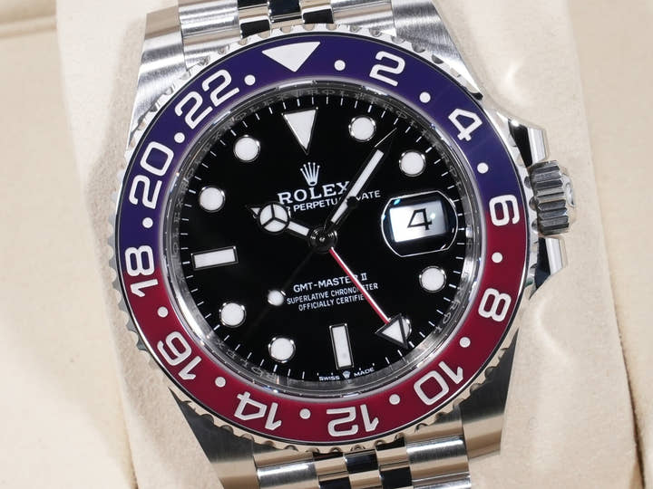 ロレックス GMTマスターII Ref.126710BLRO ステンレススチール ブラック文字盤 ジュビリーブレスレット