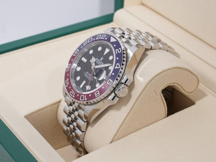 ロレックス GMTマスターII Ref.126710BLRO ステンレススチール ブラック文字盤 ジュビリーブレスレット